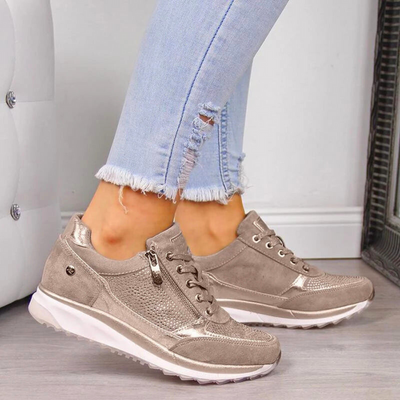 Teodora - Sneakers ortopedyczne z zamkiem